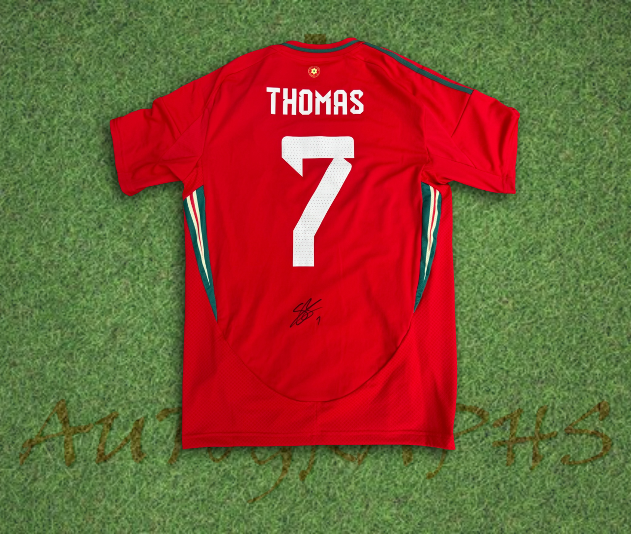 Sorba Thomas Wales Signed 2024/25 Football Home Shirt