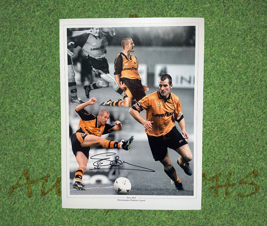 Steve Bull Signed 16x12 Wolverhampton Wanderers photo-Signed Photo-ZCL Autographs-ZCL Autographs