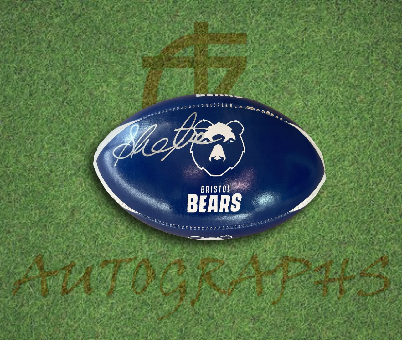 Steven Luatua Bristol Bears Signed Mini Rugby Ball