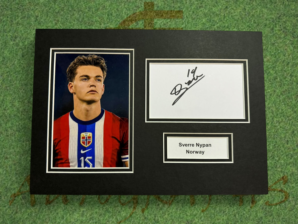 Sverre Nypan Norway Signed Presentation Mount Display-ZCL Autographs