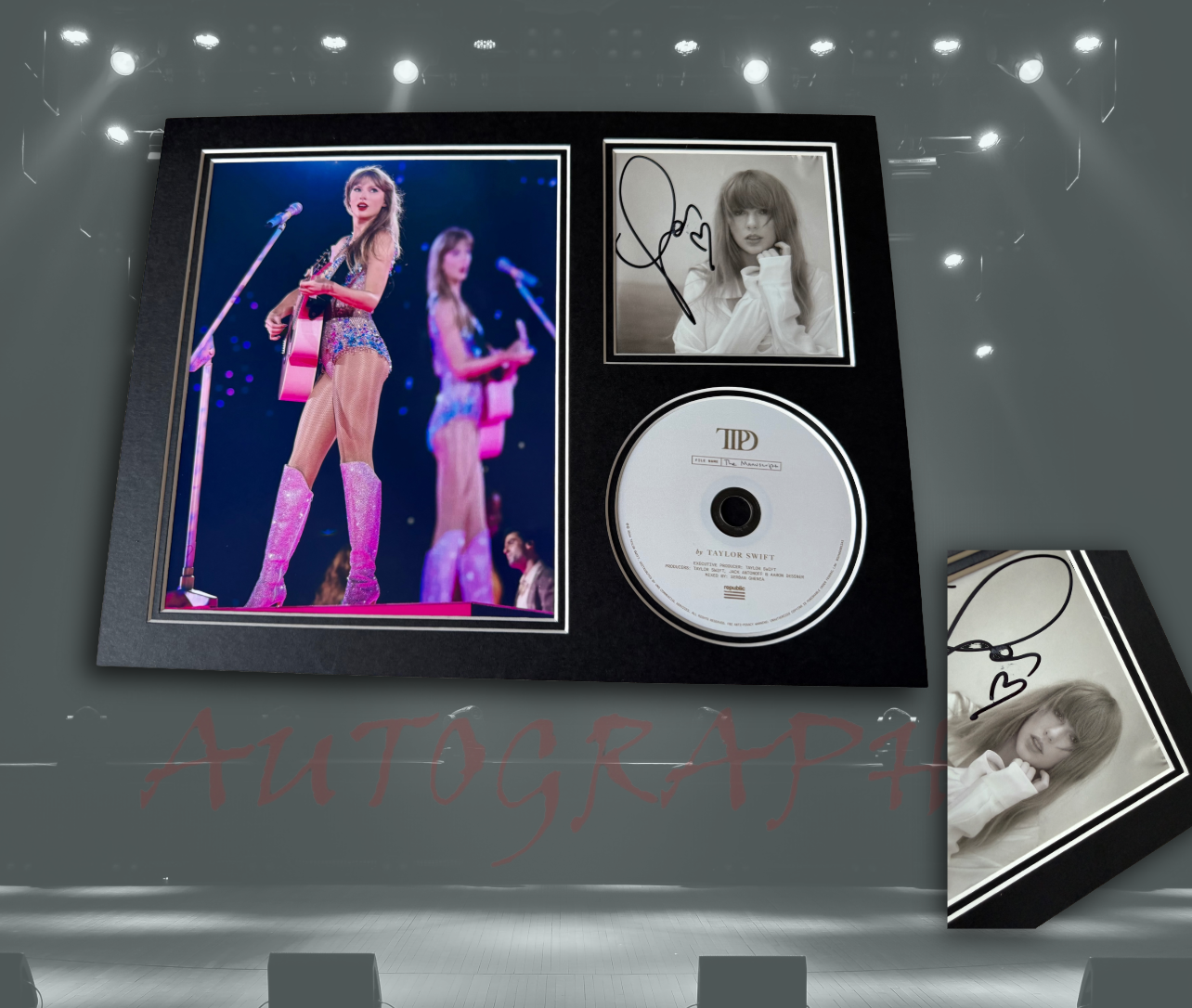 Taylor Swift Signed Mounted Display Presentation 