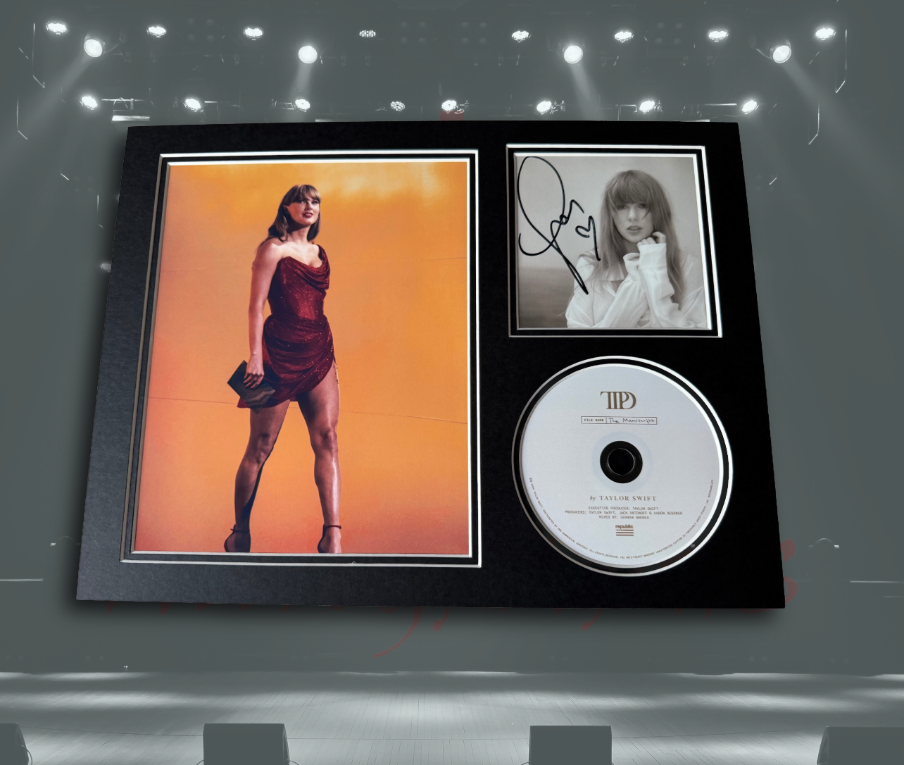 Taylor Swift Signed Mounted Display Presentation 2