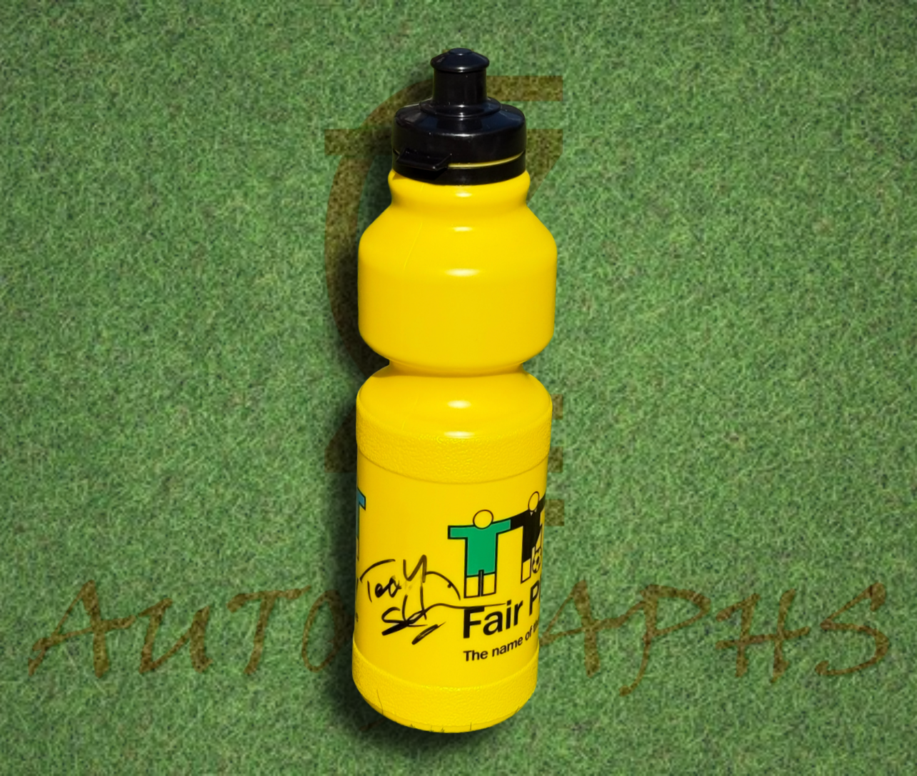Teddy Sheringham Signed England Euro 1996 Water Bottle-Signed Street Sign-ZCL Autographs-ZCL Autographs
