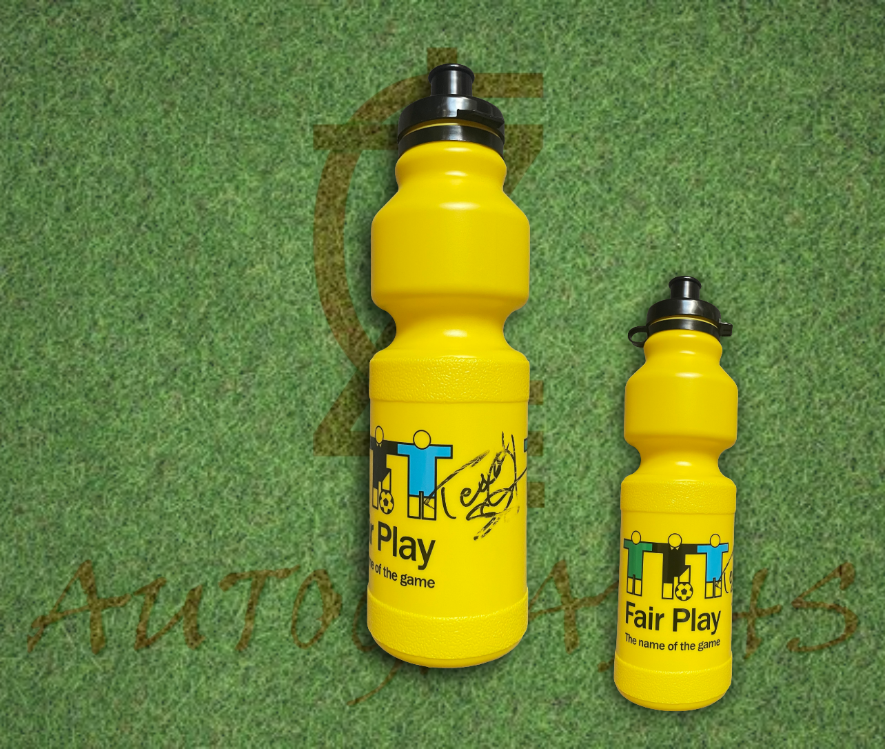 Teddy Sheringham Signed England Euro 1996 Water Bottle-Signed Street Sign-ZCL Autographs-ZCL Autographs