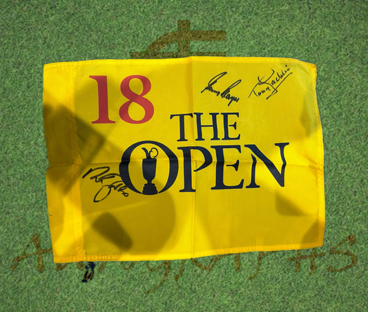 The Open Golf Flag Signed by Various Winners-ZCL Autographs-ZCL Autographs