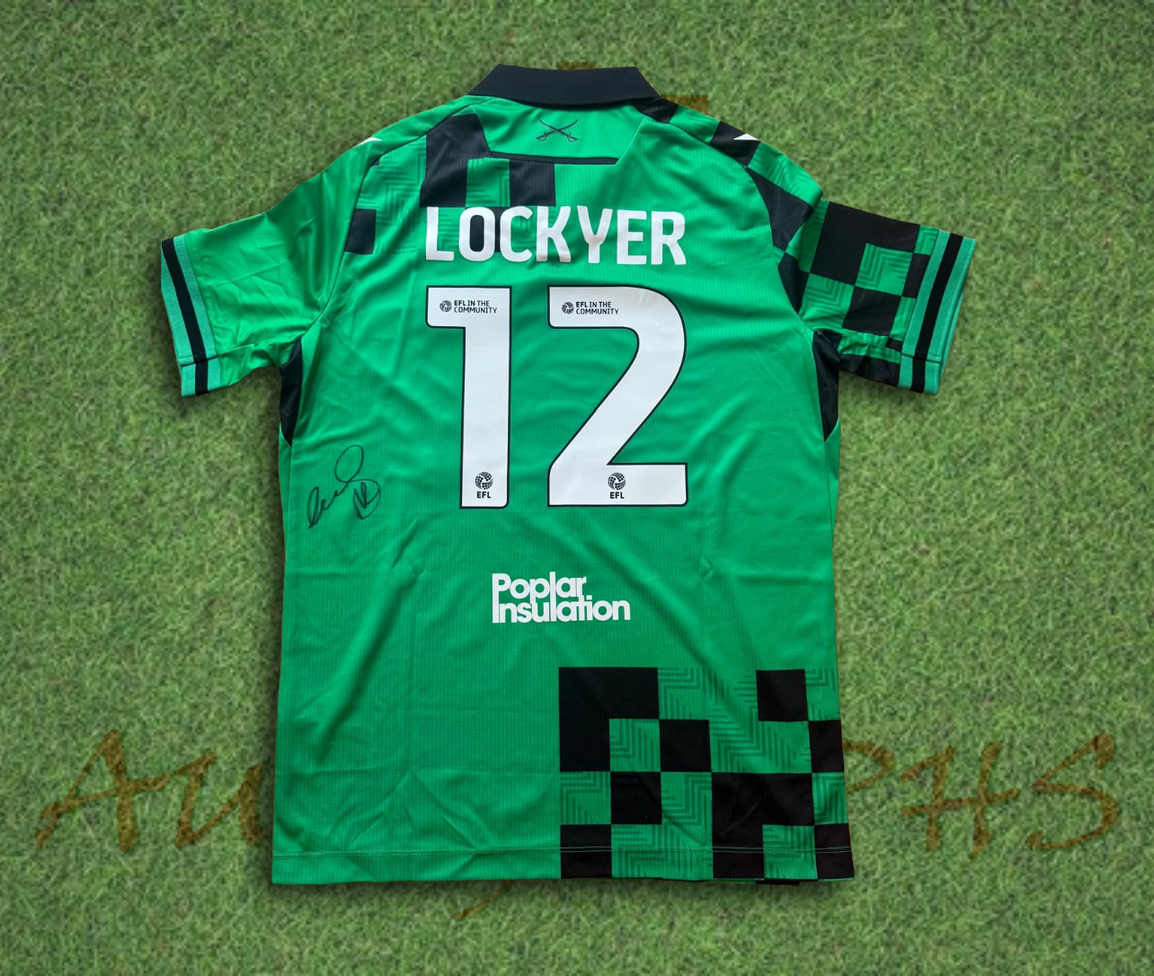 Tom Lockyer Bristol Rovers Signed 2025/26 Third Shirt