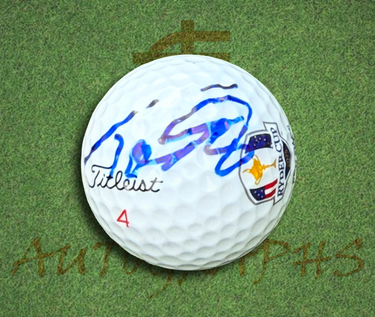 Tommy Fleetwood Signed Ryder Cup 2025 Golf Ball-ZCL Autographs-ZCL Autographs