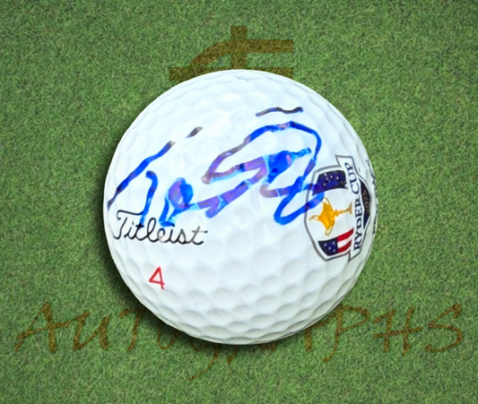 Tommy Fleetwood Signed Ryder Cup 2025 Golf Ball-ZCL Autographs-ZCL Autographs