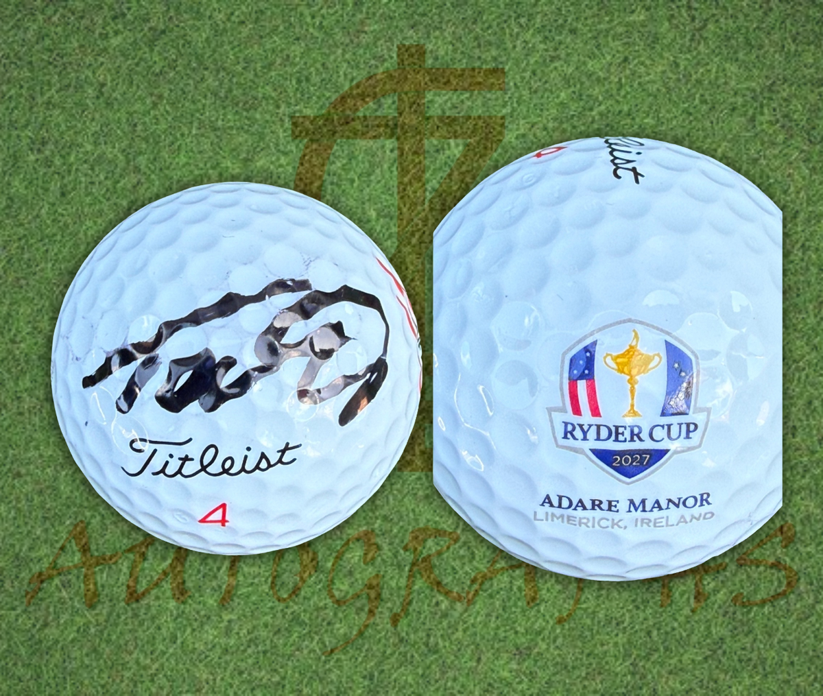Tommy Fleetwood Signed Ryder Cup 2027 Golf Ball