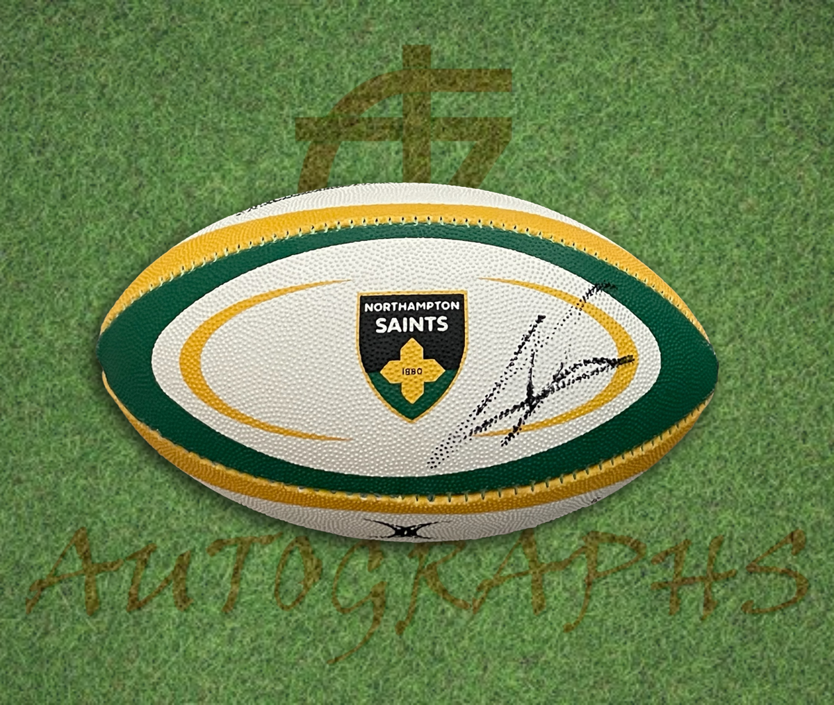 Tommy Freeman Signed Northampton Saints Mini Rugby Ball