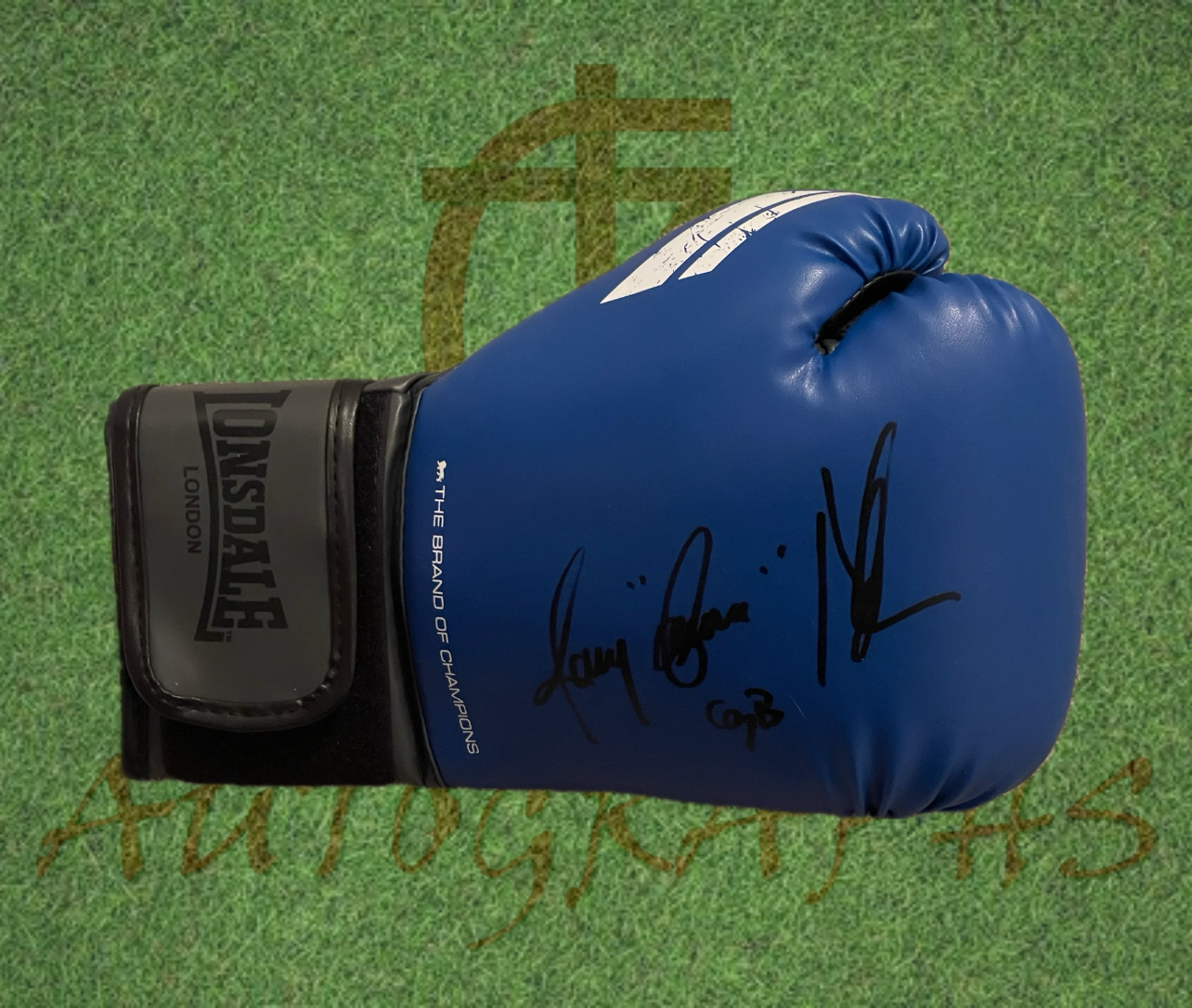 Tony Bellew Signed Boxing Glove-Signed Photo-ZCL Autographs-Lonsdale - Blue-ZCL Autographs