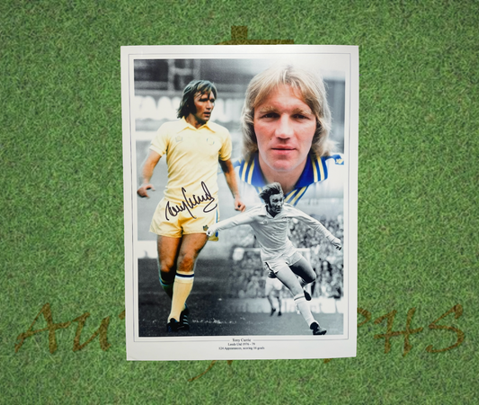 Tony Currie Signed 16x12 Leeds United Football Club Photo-Signed Photo-ZCL Autographs-ZCL Autographs