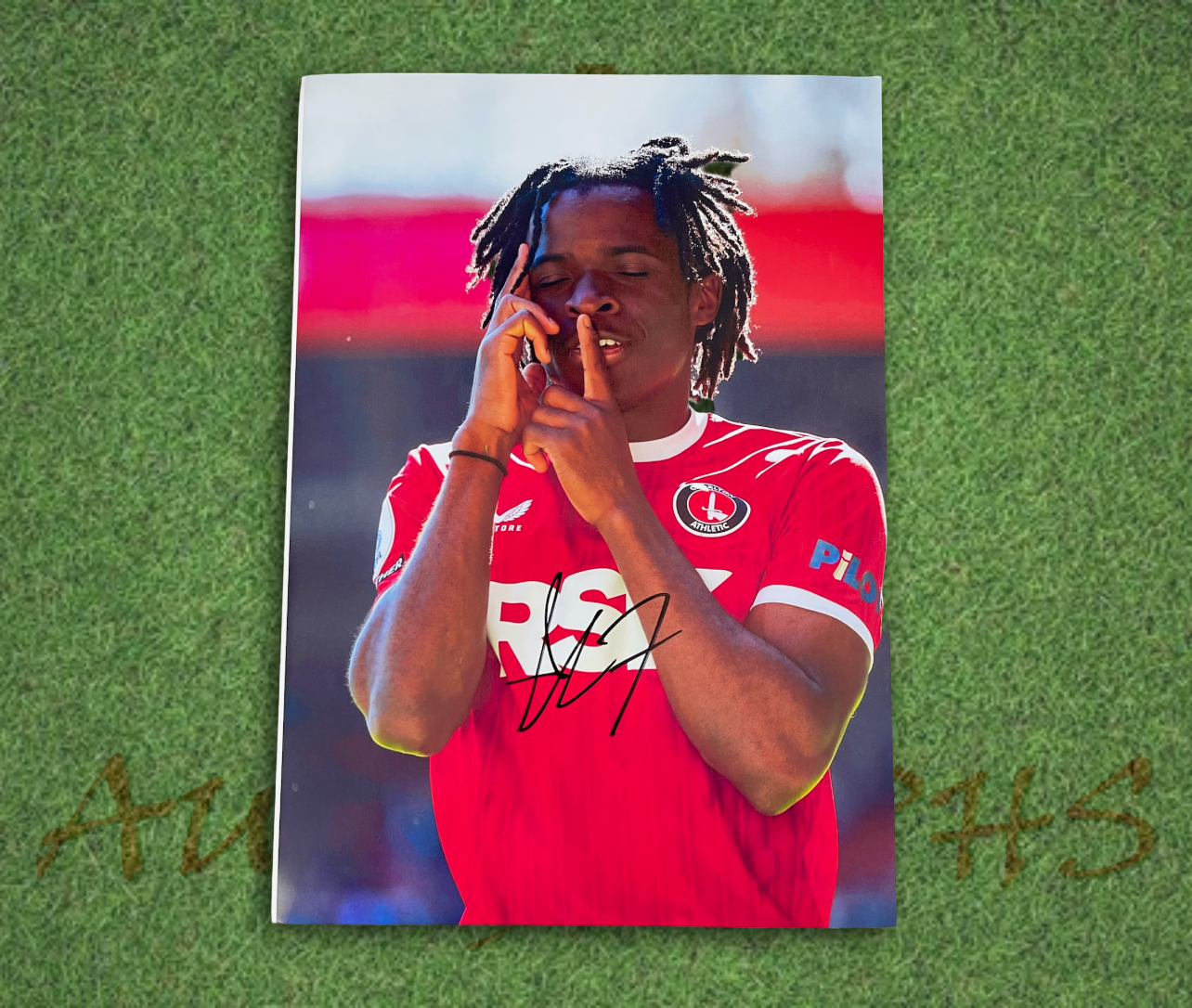 Tyreece Campbell Charlton Athletic Football Club Signed A4 Photograph-Signed Presentation Display-ZCL Autographs-ZCL Autographs