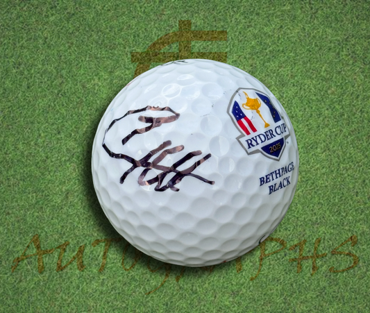 Tyrrell Hatton Signed Ryder Cup 2025 Golf Ball-ZCL Autographs-ZCL Autographs