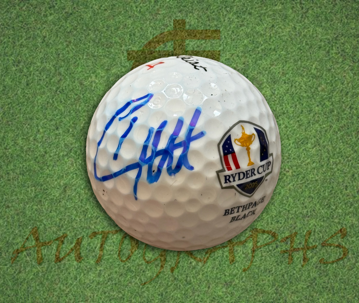 Tyrrell Hatton Signed Ryder Cup 2025 Golf Ball 1