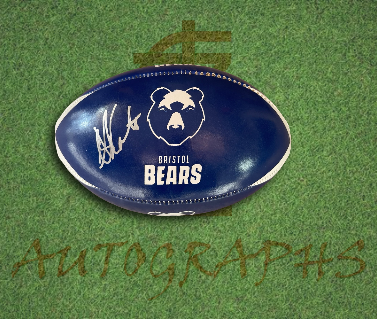 Villiame Mata Bristol Bears Signed Mini Rugby Ball
