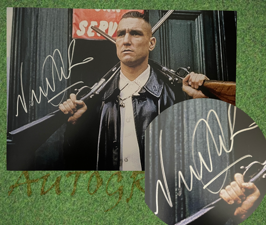 Vinnie Jones Signed 42x30cm Lock, Stock and Two Smoking Barrels Photo *Seconds*-Signed Photo-ZCL Autographs-ZCL Autographs