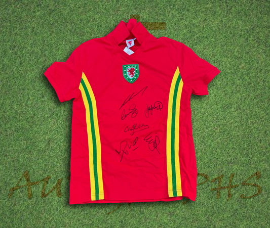Wales Legends Signed 1976 Football Home Shirt 1