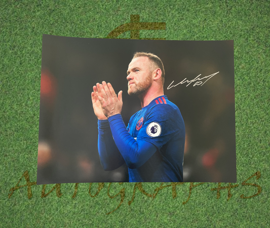 Wayne Rooney Signed 16x12 Manchester United Football Club Photo-Signed Photo-ZCL Autographs-ZCL Autographs