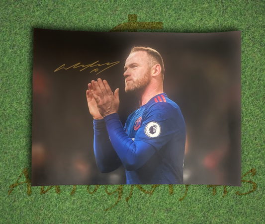 Wayne Rooney Signed 16x12 Manchester United Football Club Photo-Signed Photo-ZCL Autographs