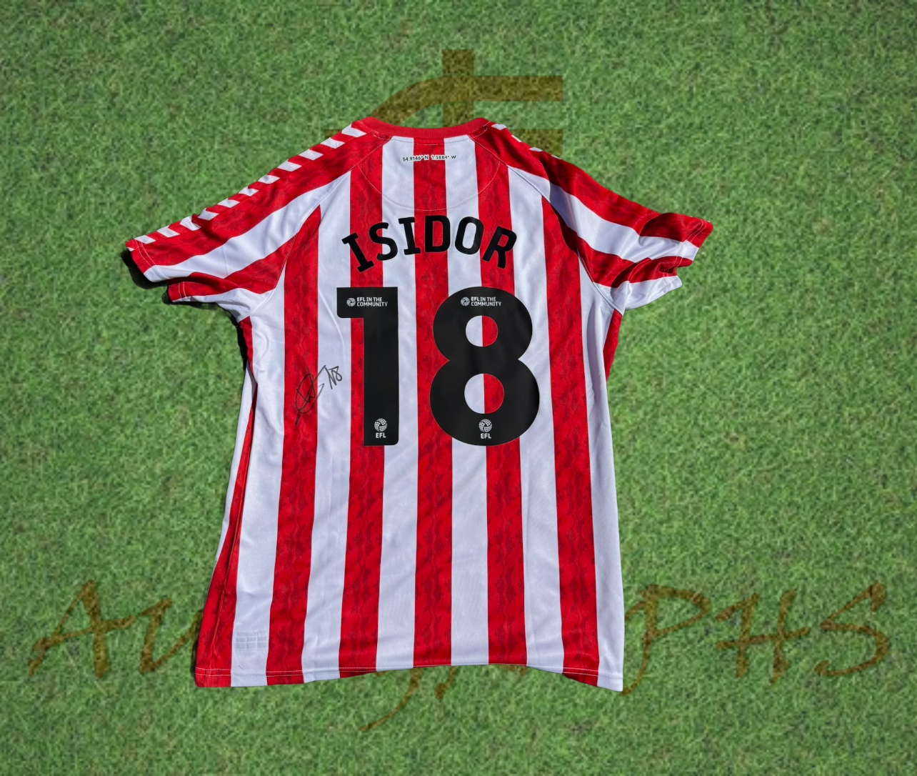 Wilson Isidor Sunderland AFC 2024/25 Signed Home Shirt-ZCL Autographs-ZCL Autographs